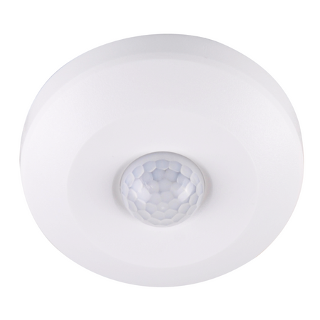 Czujnik Ruchu PIR 6m 120° z Regulacją Natynkowy Biały Sanico Goldlux