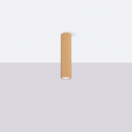 Lampa Sufitowa Reflektor Tuba Spot 1x GU10 Złota Karbon Deep Space SL.1551 Sollux