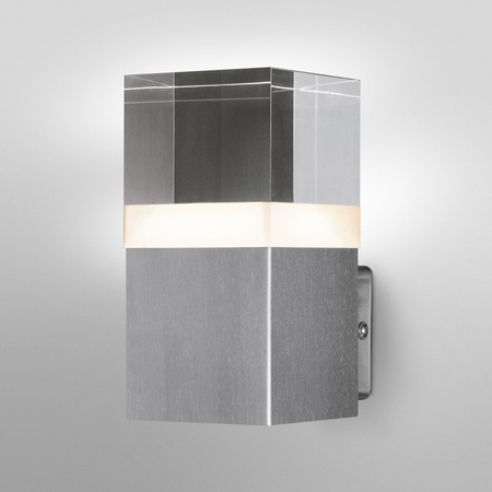 Lampa Ogrodowa Zewnętrzna Kinkiet Elewacyjny LED 4.5W 400lm 3000K IP44 Srebrny Endura Ledvance