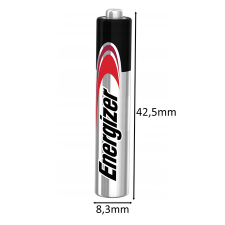 Baterie Alkaliczne ENERGIZER AAAA E96 LR8D425 1.5V Blister 2szt