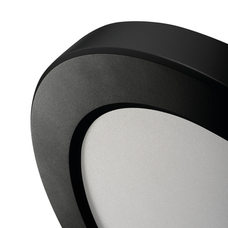 Oprawa Natynkowa Downlight LED 17W 1600lm CCT 120° Okrągła Czarna ERGA Kanlux