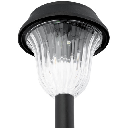 Lampa Solarna Ogrodowa LED Wbijana 5500-6000K IP44 38cm Czujnik Zmierzchu