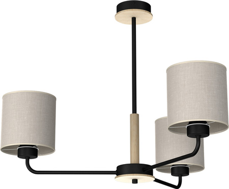 Lampa Sufitowa Żyrandol ATLANTA 3xE27 Milagro