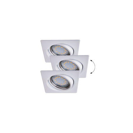 Oprawa Podtynkowa Lampa Punktowa Spot GU10 3W 240lm 3000K Biały Minimalistyczny Lite 1055 Rabalux