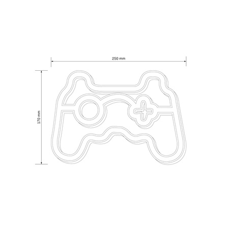 Lampka Dekoracyjna LED Bateryjna 3W Biała Neon Sanico Goldlux