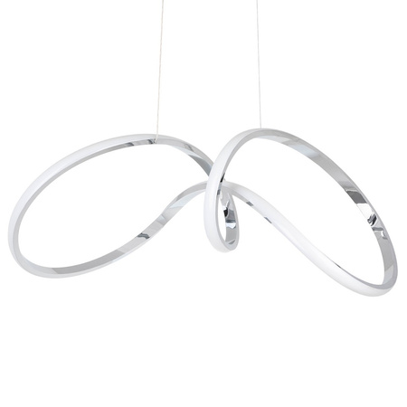 Lampa Wisząca Sufitowa TESORO Chrom 48W LED Milagro