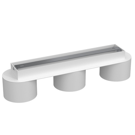 Lampa Sufitowa DIXIE Biała 3xGX53 Listwa Milagro