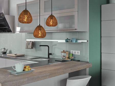 Lampa Sufitowa Wisząca Dekoracyjna E27 Beżowy Decor Ledvance