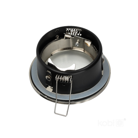 Oprawa Podtynkowa GU10 Halogenowa Wpuszczana Spot Oczko Chrom Okrągła Kobi