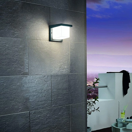 Lampa Ogrodowa Kinkiet Elewacyjny E27 Kwadratowy LEVIS LUMILED