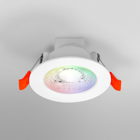 Oprawa Podtynkowa Panel LED Punktowa SPOT 4W 400lm Ściemnialna CCT RGB Okrągła 8,6 cm Biały SMART+ WiFi Downlight Ledvance
