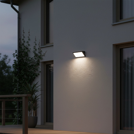 Lampa Ogrodowa Zewnętrzna Kinkiet Elewacyjny 12W LED IP44 CALIA LUMILED