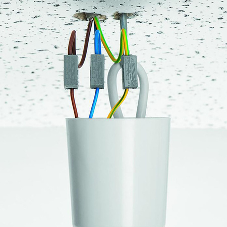 Złączka Oświetleniowa Szybkozłączka Przelotowa 224-101 na Przewód 0,5-2,5mm WAGO