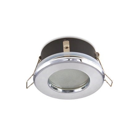 Oprawa Podtynkowa GU10 Halogenowa Wpuszczana Spot Oczko Chrom Okrągła Kobi