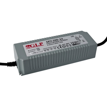 Zasilacz LED napięciowy 12V 192W 16A GPV-200-12 GLP hermetyczny
