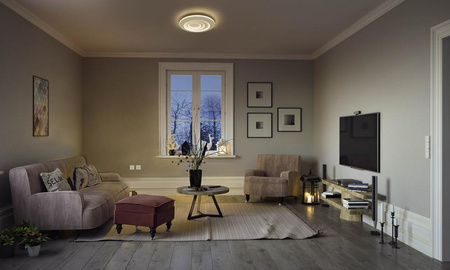 Lampa Sufitowa Plafon LED Oprawa Oświetleniowa 42W 50.5cm 2400lm Ozdobna Okrągła Biała LEDVANCE