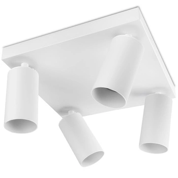 Lampa Sufitowa Plafon SPOT TUBA Reflektor Oprawa Halogenowa 4x GU10 TABULA LUMILED