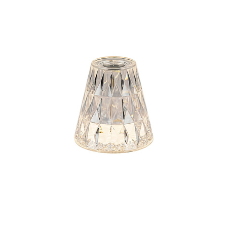 Lampa Stołowa Biurkowa Nocna Dekoracyjna 2W 40lm 3000K RGB Przezroczysty Nowoczesny Siggy Rabalux