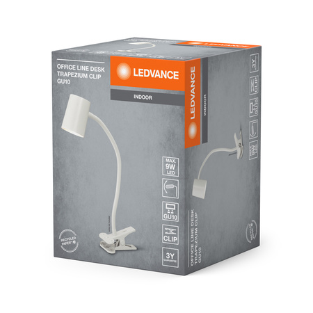 Lampa Stołowa Oprawa Biurkowa Stojąca GU10 Biały USB-C Office Line Ledvance