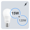 Żarówka LED E27 A65 15W = 120W 1952lm 4000K Neutralna 260° LUMILED