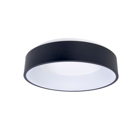 Plafon LED Lampa sufitowa Czarna OHIO 24W 4000K IP20 Metal i akryl Milagro