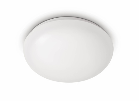 Lampa Sufitowa Plafon LED 12W 1000lm 2700K z Czujnikiem Ruchu i Zmierzchu Biała Shan Philips