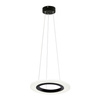 Lampa wisząca COSMO 12W LED Okragła Oprawa Nowoczesna Biała Czarna ML345 Milagro Metal + Akryl