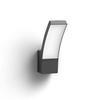 Lampa Ogrodowa LED Kinkiet Elewacyjny SPLAY 3,8W 2700K Ciepła IP44 Antracyt PHILIPS