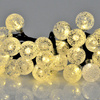 GIRLANDA SOLARNA ogrodowa OZDOBNA Łańcuch Świetlny 30 Kuleczek 2700K ciepła GOLDLUX (Polux)