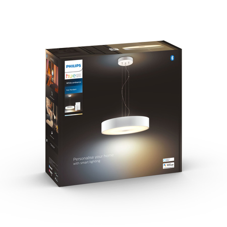 Lampa Wisząca Sufitowa LED 25W 2900lm IP20 White Ambiance TW Biała 44cm Inteligentna SMART Zigbee Bluetooth Fair Philips HUE