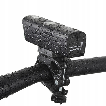 Latarka Lampka Przednia Rowerowa LED USB-C Uchwyt Światło 6 Trybów 1300lm IPX6 VAYOX