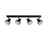 Lampa Sufitowa Reflektor 4x E14 LED Czarna Sleet Philips