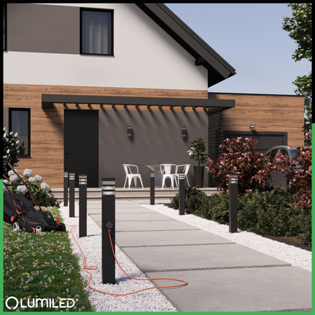 Lampka Biurkowa Kreślarska Stołowa E27 TOBI Różowa Lumiled + uchwyt na blat