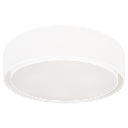 Lampa Sufitowa MIST 8943 Nowodvorski Biała 3xE27 Plafon Okrągła PCV+Stal 50 cm Minimalistyczna