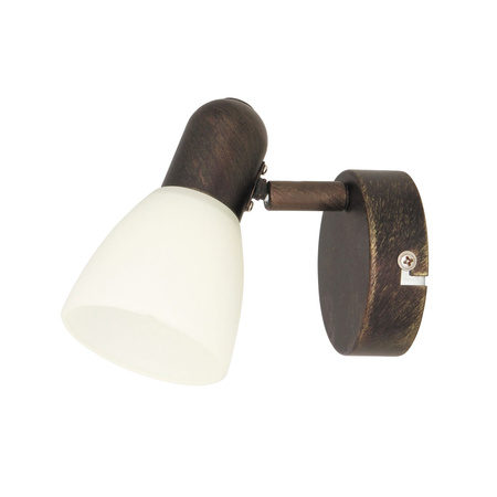 Kinkiet Ścienny Lampa Punktowa Reflektor Spot E14 Brązowy Klasyczny Soma 6591 Rabalux