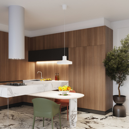 Lampa Wisząca Sufitowa E27 Biała BILO Crimson SL.1702 Sollux