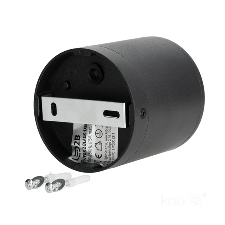 Lampa Ogrodowa Zewnętrzna Oprawa Punktowa GU10 Czarna IP54 Querk Kobi