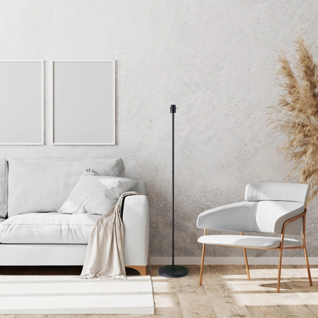 Lampa Podłogowa Stojąca E27 Czarna SCARLET Sanico Goldlux