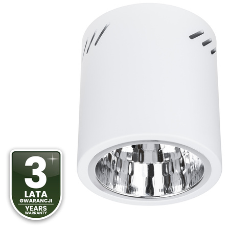 Oprawa Sufitowa Natynkowa Stała Okrągła APUS 13 Spot TUBA Biała E27