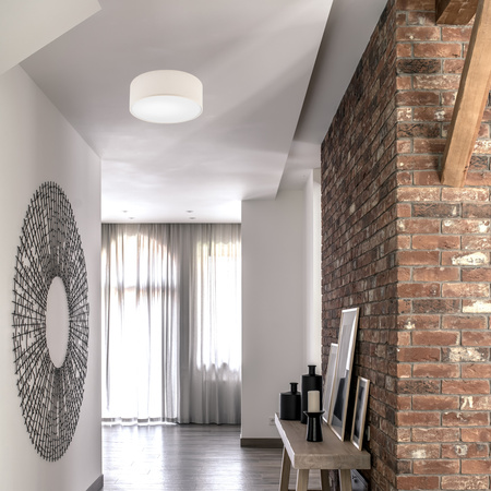 Plafon LED Lampa Sufitowa VIVIAN E27 Kremowa LM-1.207 Lamkur