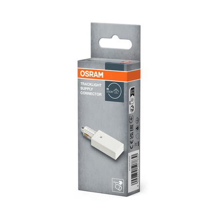 Łącznik Przyłącze Elektryczne Wewnętrzne do Szynoprzewodów Biały Traclight Osram