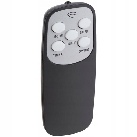 Wentylator Kolumnowy Tuba Cyrkulator Powietrza Wiatrak Stojący Czerwony 92cm 45W + Pilot