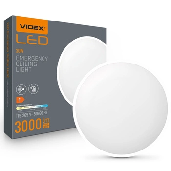 Plafon LED Lampa Sufitowa Natynkowa 30W 3000lm 6500K Zimna Biała Videx