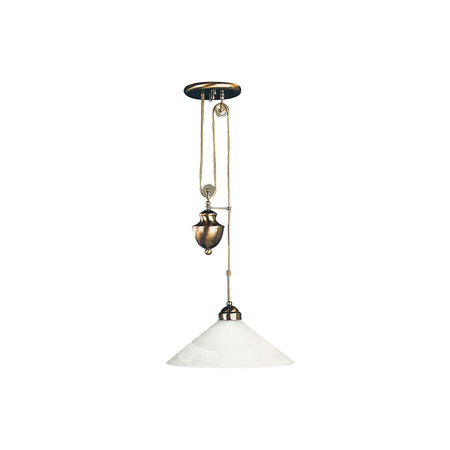 Lampa Sufitowa Wisząca Żyrandol E27 Brązowy Klasyczny Marian 2706 Rabalux