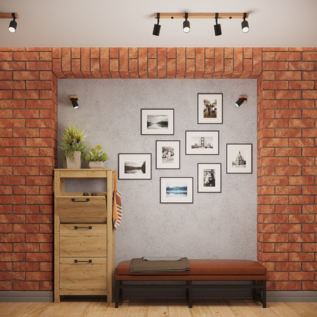 Lampa Sufitowa Oprawa Natynkowa SPOT TUBA Reflektor 2x GU10 Tubularna Czarna Brązowa Skandynawska Fager Sollux