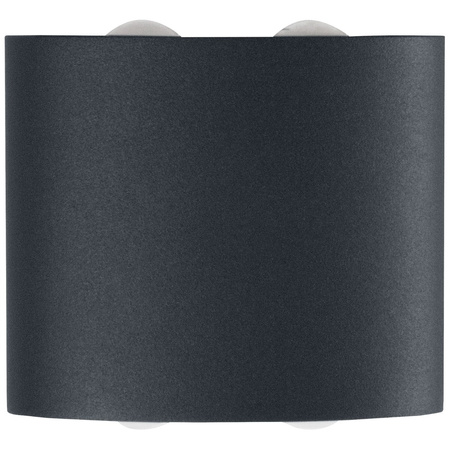 Lampa Ogrodowa Zewnętrzna Kinkiet Elewacyjny LED 10.5W 550lm 3000K IP44 Szary Endura Ledvance