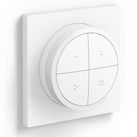 Pilot Przełącznik Ścienny Ściemniacz Biały Philips Hue Tap Dial Switch Bluetooth Zigbee