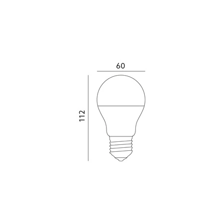 Żarówka LED E27 Kulka 12W 1050lm 6000K Zimna 270° LED2B Kobi