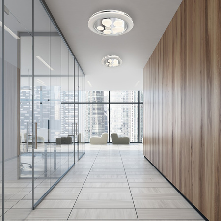 Plafon LED Lampa Sufitowa Natynkowa BUBBLES 48W Ø490 mm Milagro