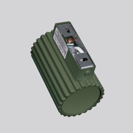 Lampa Ścienna Kinkiet Reflektor Tuba Spot 1x GU10 Oliwkowa Karbon Deep Space SL.1656 Sollux